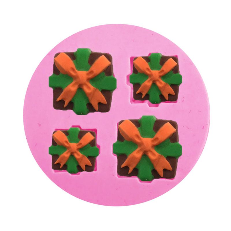 Bộ 5 Khuôn Silicone Làm Bánh Hình Người Tuyết