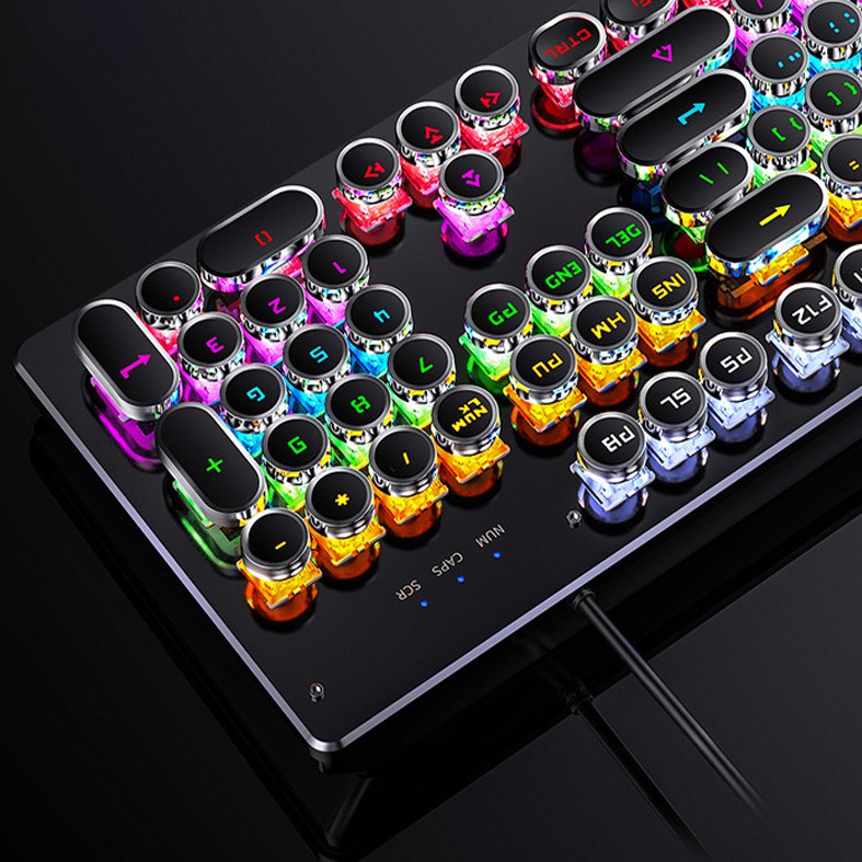 Bàn phím máy tính, bàn phím cơ Gaming Cao Cấp T907 Pro, Cho PC Laptop CÓ 20 Chế Độ Led RGB Khác Nhau Chiến Mọi Game