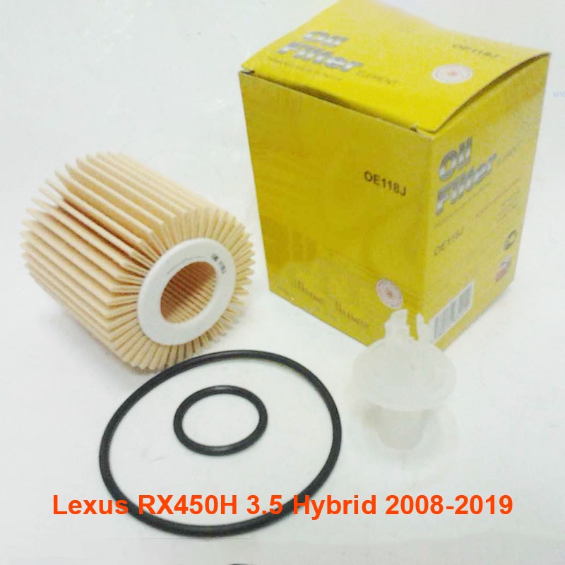 Lọc nhớt Lexus RX450H 3.5L Hybrid 2008-2019 mã OE118J của JS Asakashi Nhật Bản