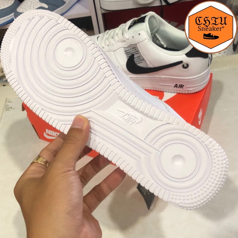 Giày thể thao nam nữ tăng chiều cao Air force 1 Trắng TM phiên bản cao cấp giày sneaker AF1 trắng đen