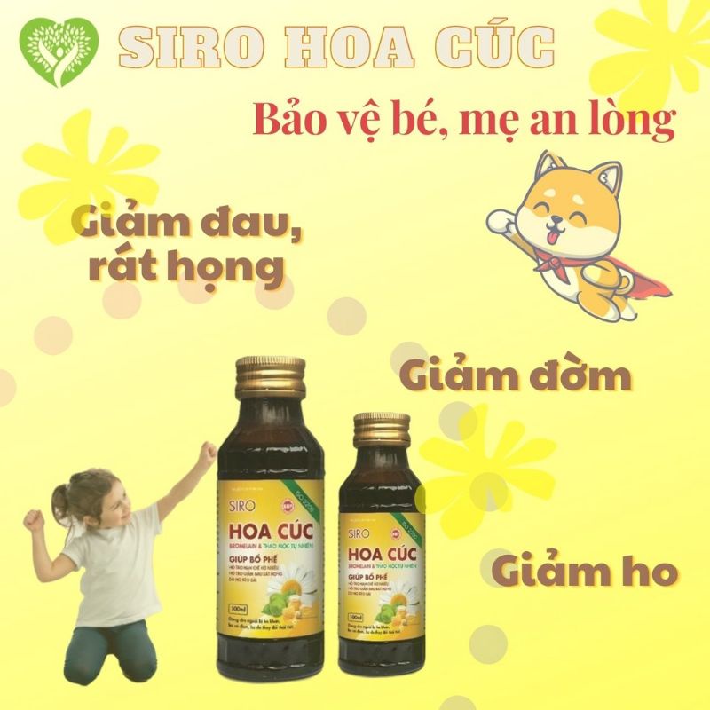 Siro ho hoa cúc 100ml