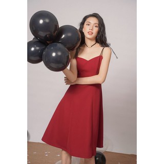 Váy hai dây ruy băng