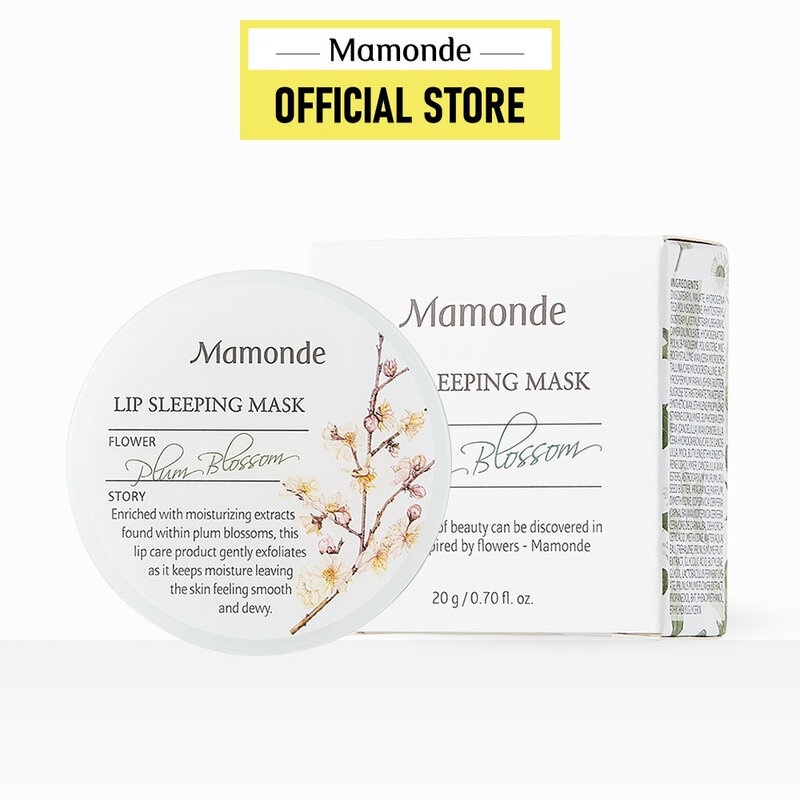Mặt Nạ Ngủ Môi Mamonde Aqua Peel Lip Sleeping Mask Dưỡng Ẩm Và Loại Bỏ Da Chết 20g