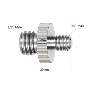 Ốc 2 đầu 1/4 inch + 3/8 inch cho máy ảnh