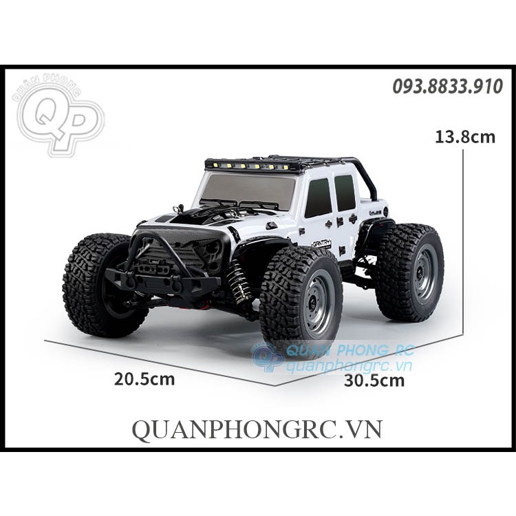 Xe Điều Khiển SCY 16103 GANTRY 1/16 2.4G 4WD High Speed RC Truck Car With LEDs