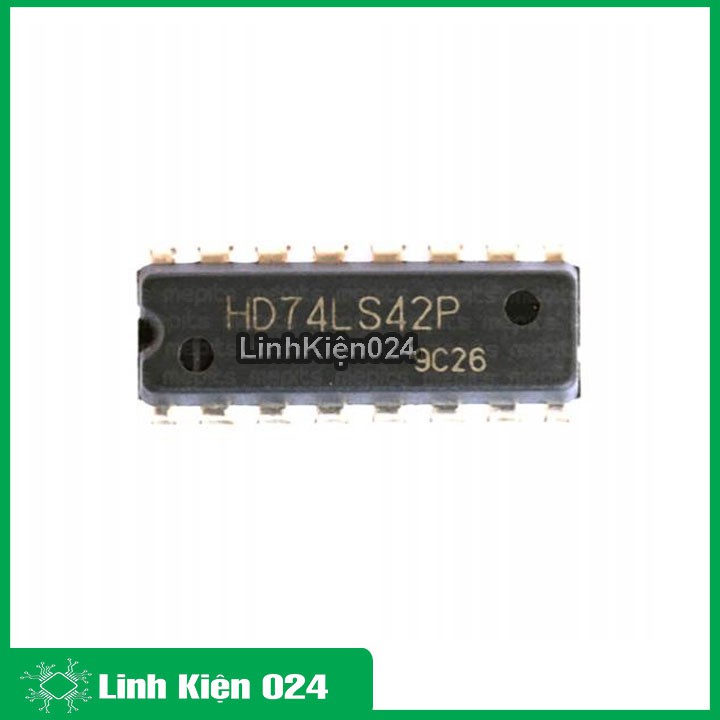 74LS42 BCD to Decimal Decoder DIP16