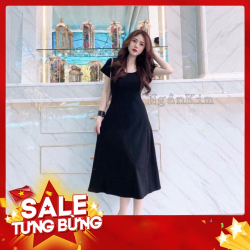 -Hàng nhập khẩu Váy, Đầm thun zip dáng dài chất đẹp VS1856 - NhiNhi Shop Liên hệ mua hàng  084.209.1989