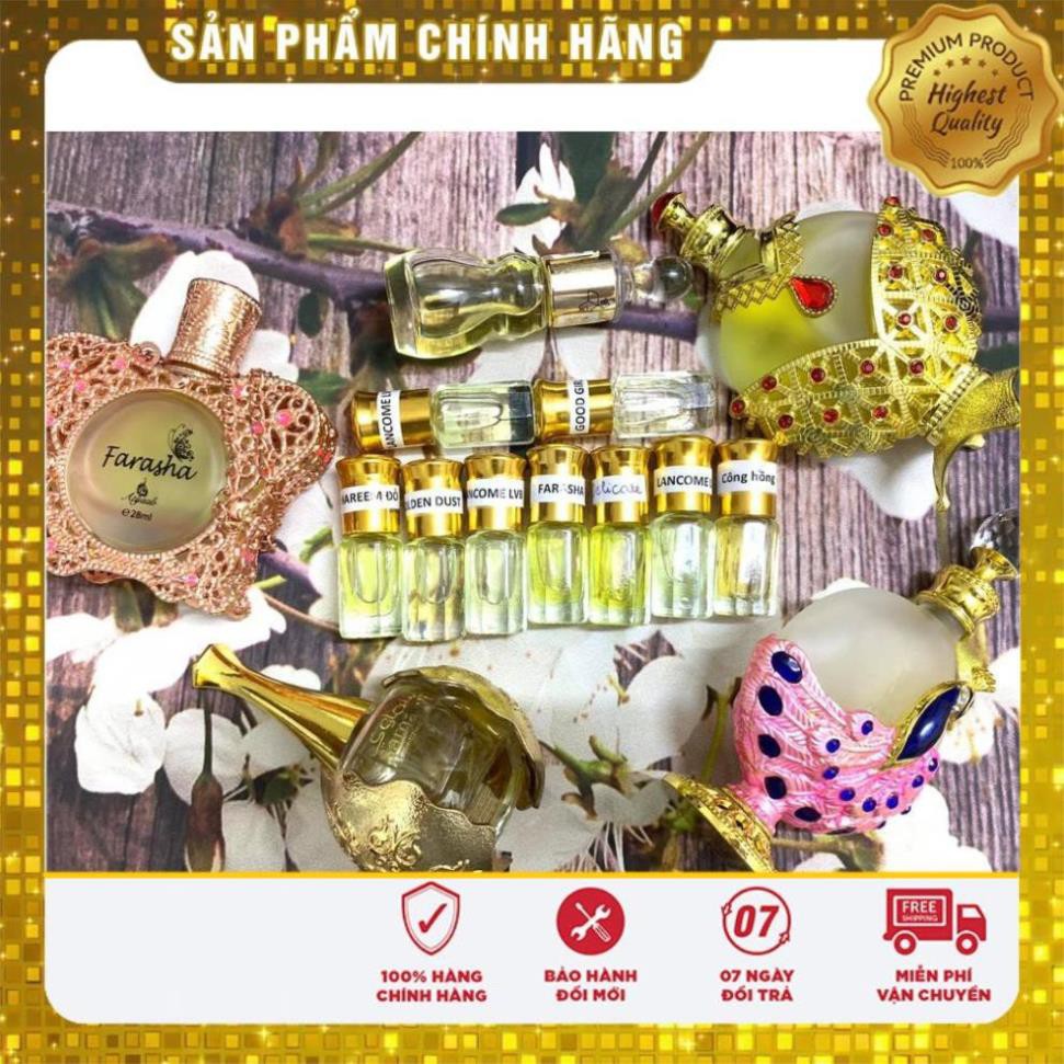 [ 𝐌𝐔𝐀 𝟏 𝐓𝐀̣̆𝐍𝐆 𝟏]  Set 5 Hương Tinh Dầu Nước Hoa Dubai - DUBAI ROYAL - Nước Hoa Mini