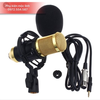 Combo Mic thu âm BM 800 và giá đỡ