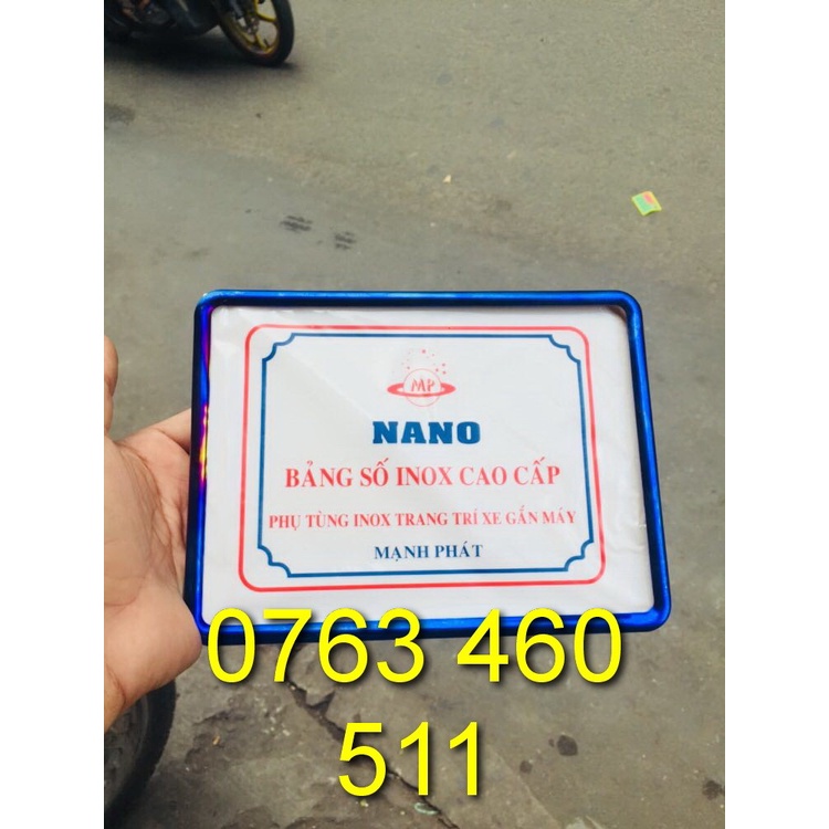 Bọc biển số titan  xe máy