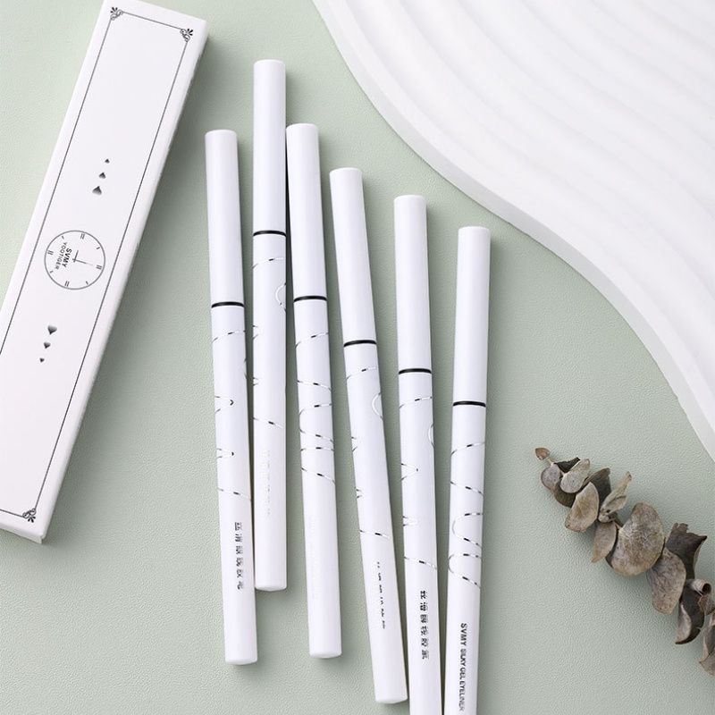 Bút Kẻ Mắt Dạng Gel SVMY 2mm Màu Đen / Nâu Siêu Mỏng Mềm Mại Chống Thấm Nước Dễ Sử