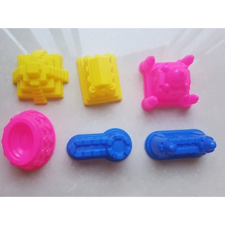 Bộ khuôn cát 3D hình lâu đài loại to [Nhựa tốt]