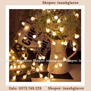 Dây đèn led trang trí bóng tròn 3m - 5m dùng usb