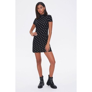 BIGSIZE Đầm f21 cổ lọ có bigsize