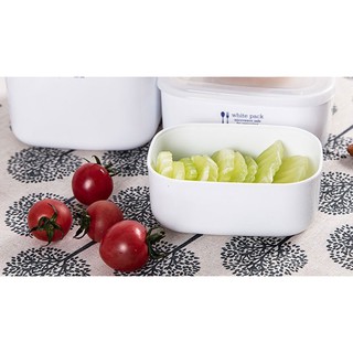 Set 2 hộp nhựa đựng thực phảm White pack 280ml