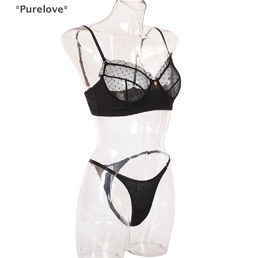 Set Đồ Lót Ren Xuyên Thấu Gợi Cảm Quyến Rũ Dành Cho Nữ