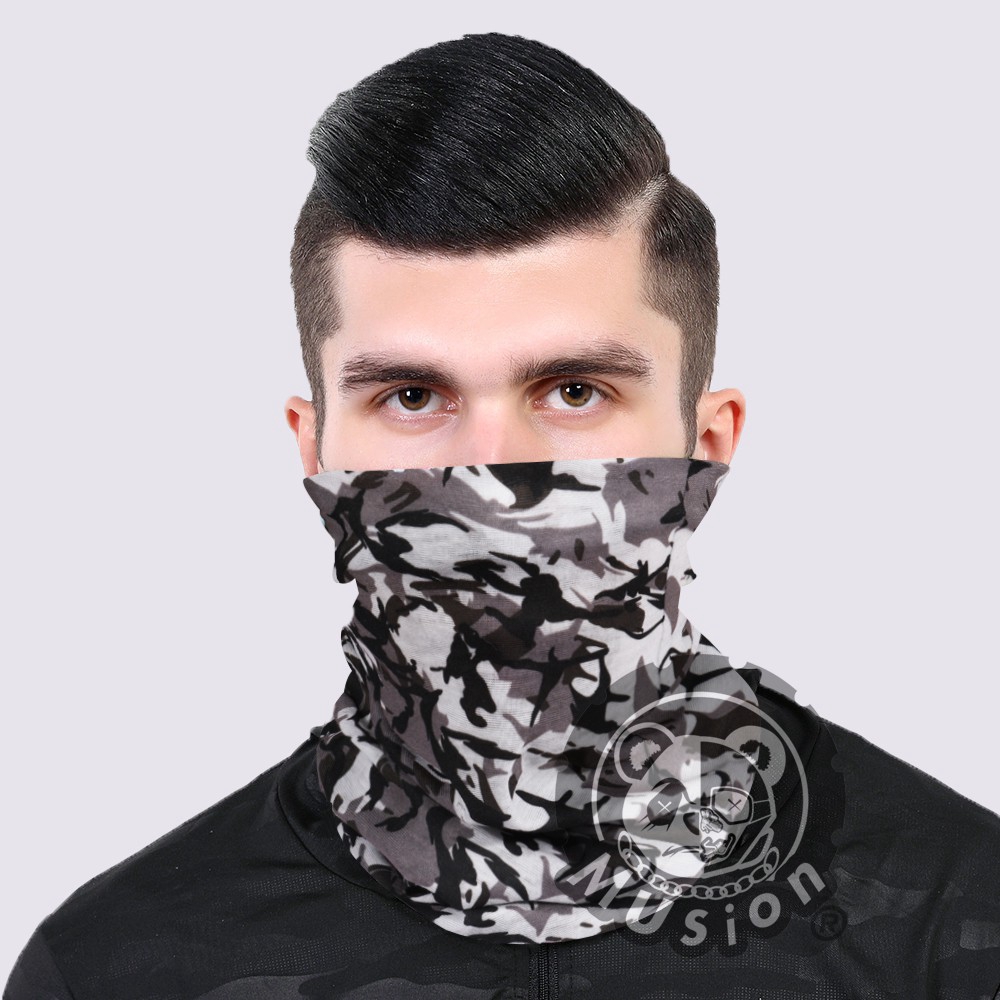 Snow Camouflage Anti Dust UV Bandana Head Scarf Face Mask Motorcycle Bicycle Fishing Headband