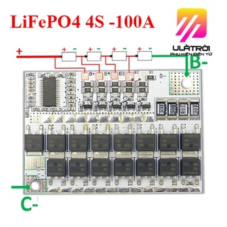 Mạch bảo vệ pin 12v 100a 4s bms 3.2v