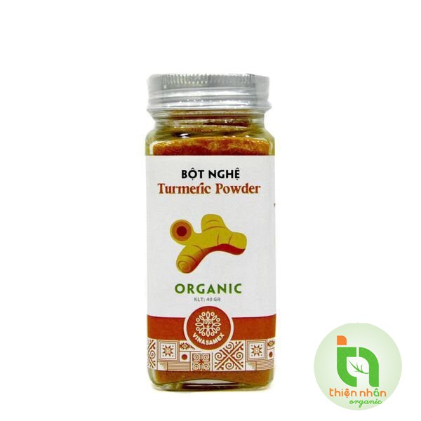 Bột nghệ hữu cơ Vinasamex 40g - Vinasamex Organic Turmeric Powder 40g