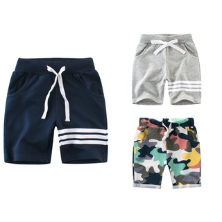 [Xả lỗ] Quần short bé trai 27kids quần thun cho bé họa tiết thể thao chất cotton hàng xuất Âu Mỹ