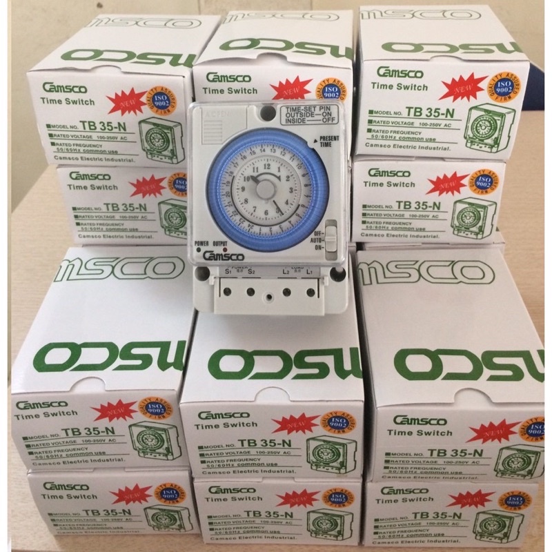Rơle thời gian 24h ,timer 24h Camsco TB35-N