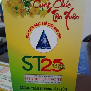 Gạo ngon nhất Thế Giới ST25 hộp 2kg