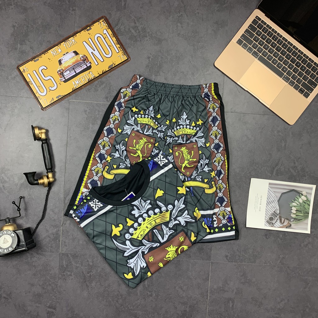 XẢ HÀNG Bộ Hè Nam, Bộ Thun Nam cộc Tay  in 3D Sử Tử Vương Miệng  Chất Liệu Thun Lạnh Mềm Mịn - BN35 - Full Size | BigBuy360 - bigbuy360.vn