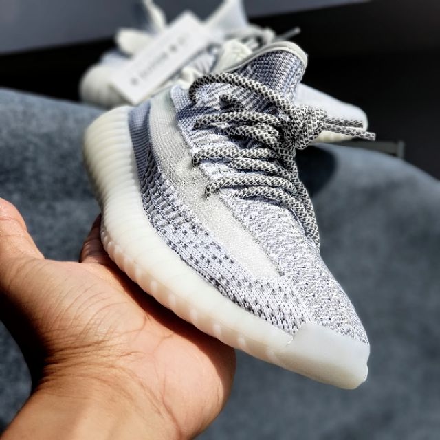 QC GQ Yeezy Boost 350 v2 Static Black Reflective from Tony