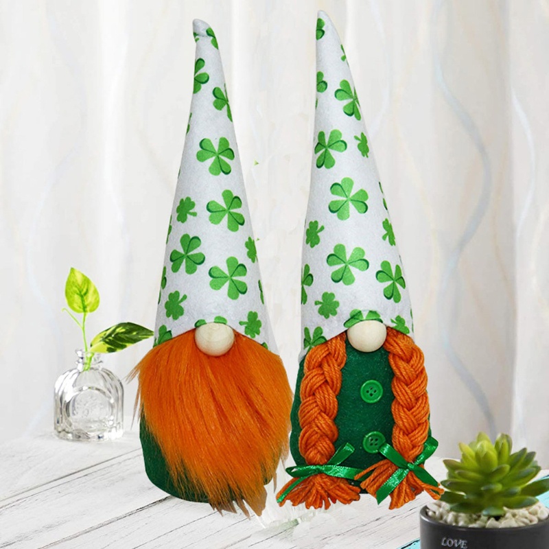 Wmmb Patricks Đồ Chơi Búp Bê Gnomes Bằng Lông Nhung Thủ Công Để Bàn Trang Trí K
