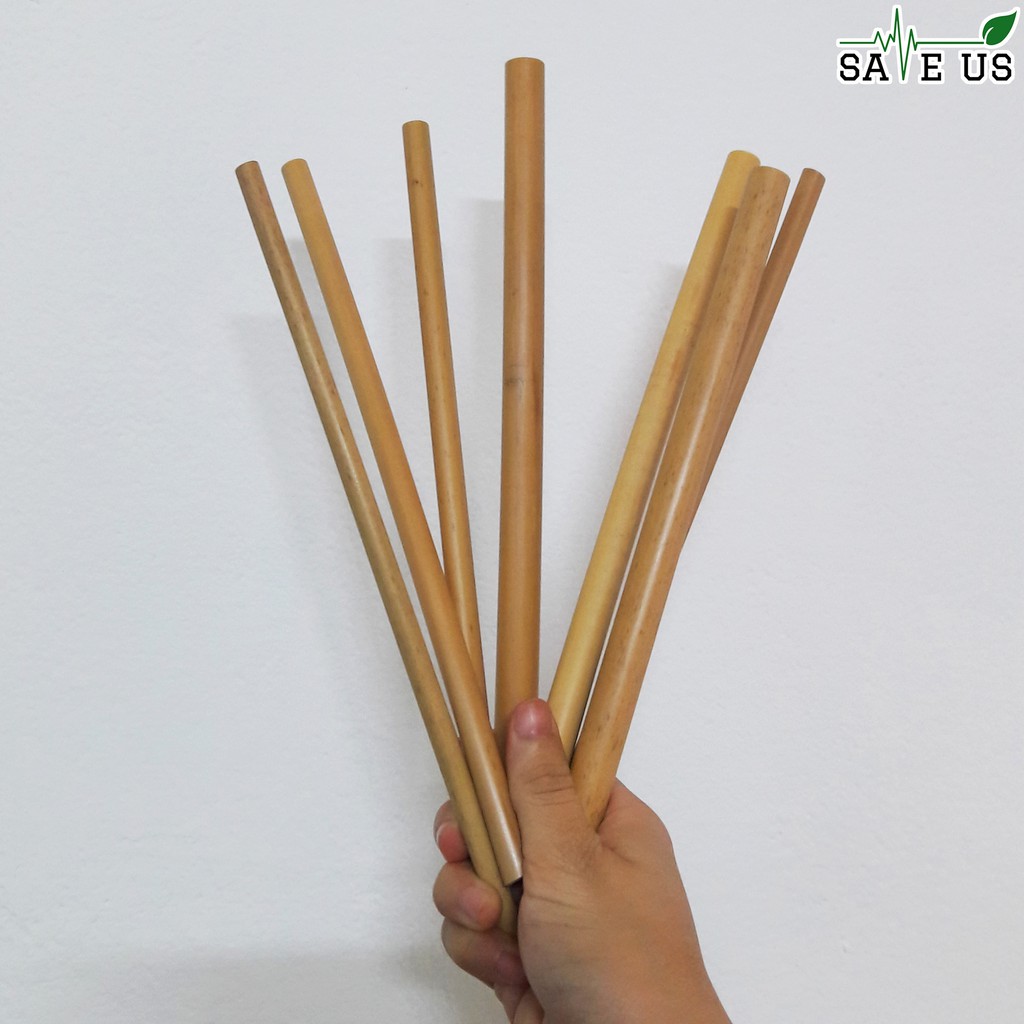 100 Ống hút tre loại 2