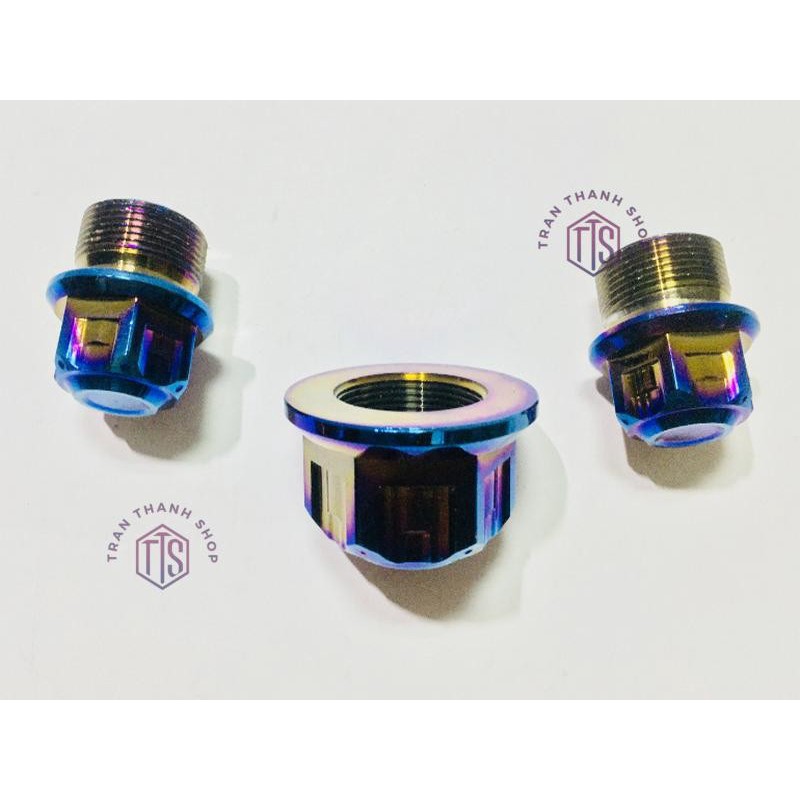 [XẢ KHO] Bộ Ốc trảng ba tay lái xe máy RAIDER 150 CNC (TITAN BẢY MÀU ) (BAO RẺ)