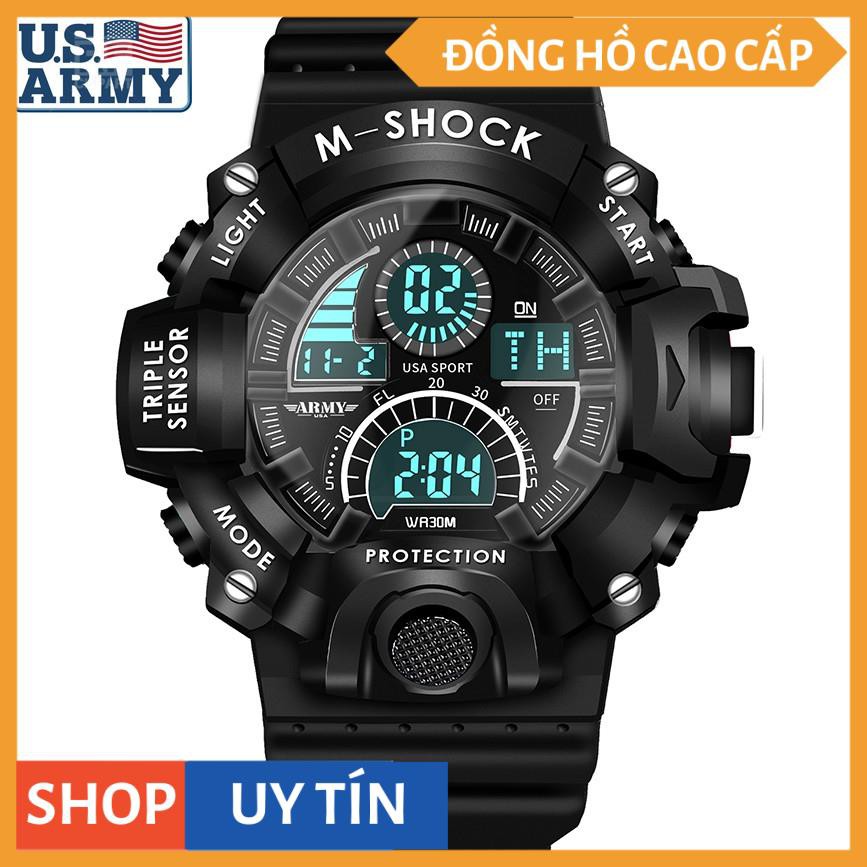 Đồng hồ Nam ARMY USA Chống Nước Siêu Bền - Thương Hiệu Cao Cấp từ Mỹ [HÀNG CAO CẤP]