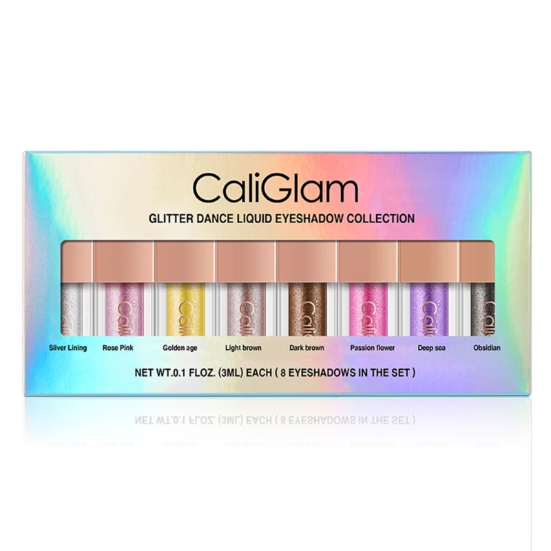 Phấn Mắt Dạng Lỏng Ánh Kim Tuyến Lấp Lánh Lâu Trôi Không Thấm Nước brroa