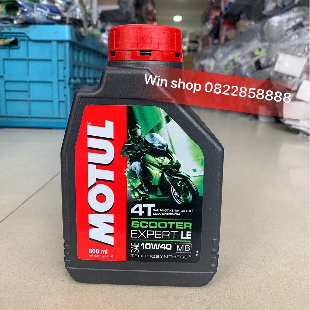 [ Dầu Chính Hãng] Nhớt Motul Expert Scooter LE 10W40 - Xe tay ga 4 thì đời mới (0.8l)