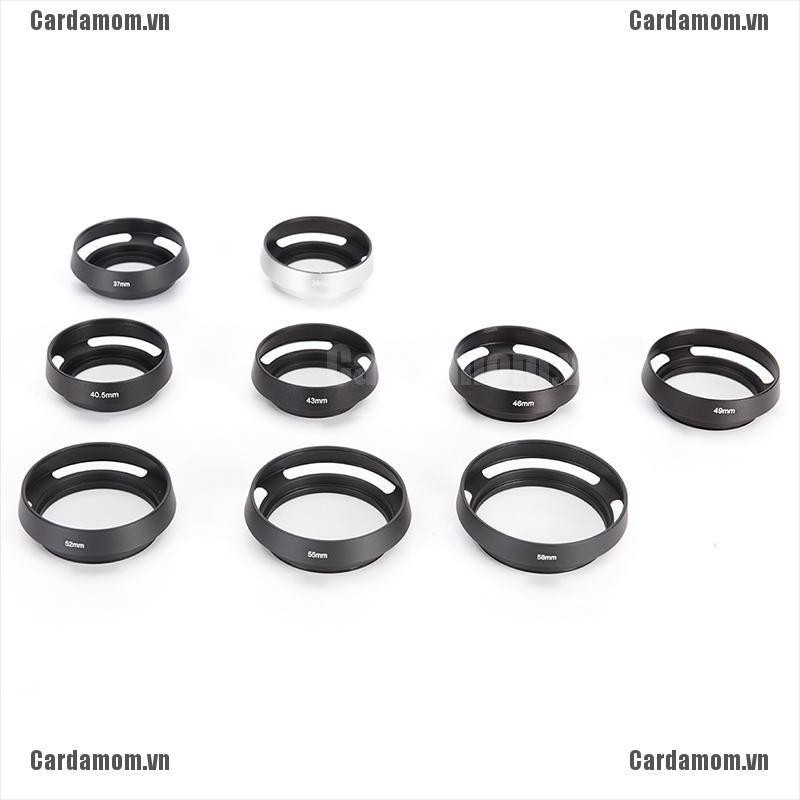 {carda} 37 39 40.5 43 46 49 52 55 58 62 67 mm metal Lens Hood for FOR Leica Canon Nikon New{LJ}