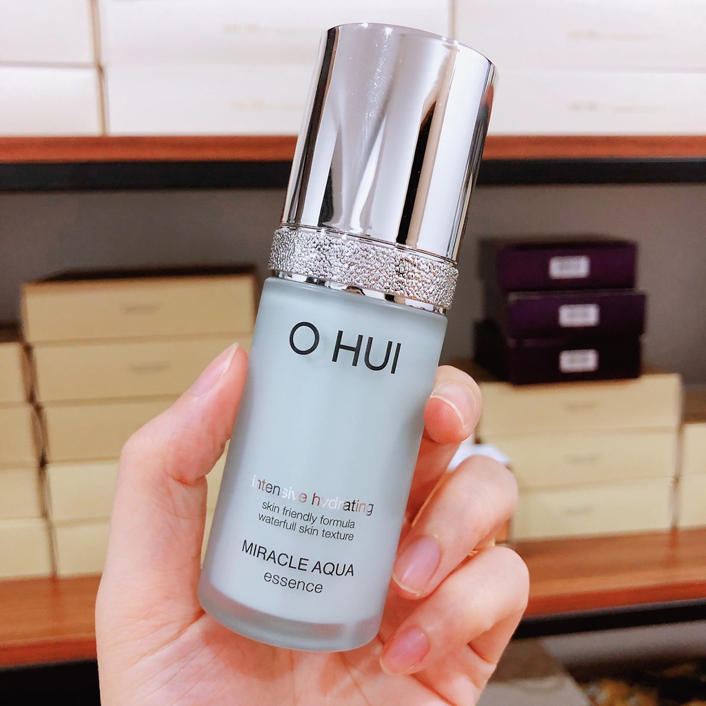 [ HÀNG TÁCH SET ] Tinh chất dưỡng ẩm, cấp nước, kiềm dầu OHUI AQUA ESSENCE 20ML