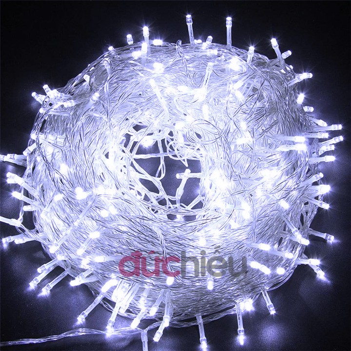 Dây đèn LED chớp nháy 100m chống nước, chuyên ngoài trời chuyên trang trí noel, giáng sinh, nhà hàng