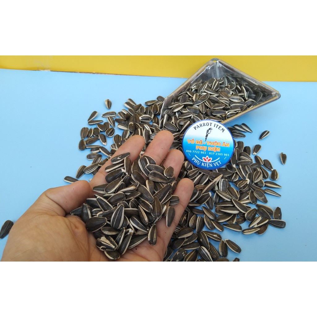 200Gram HẠT HƯỚNG DƯƠNG CHO TẤT CẢ CÁC DÒNG VẸT NHỠ