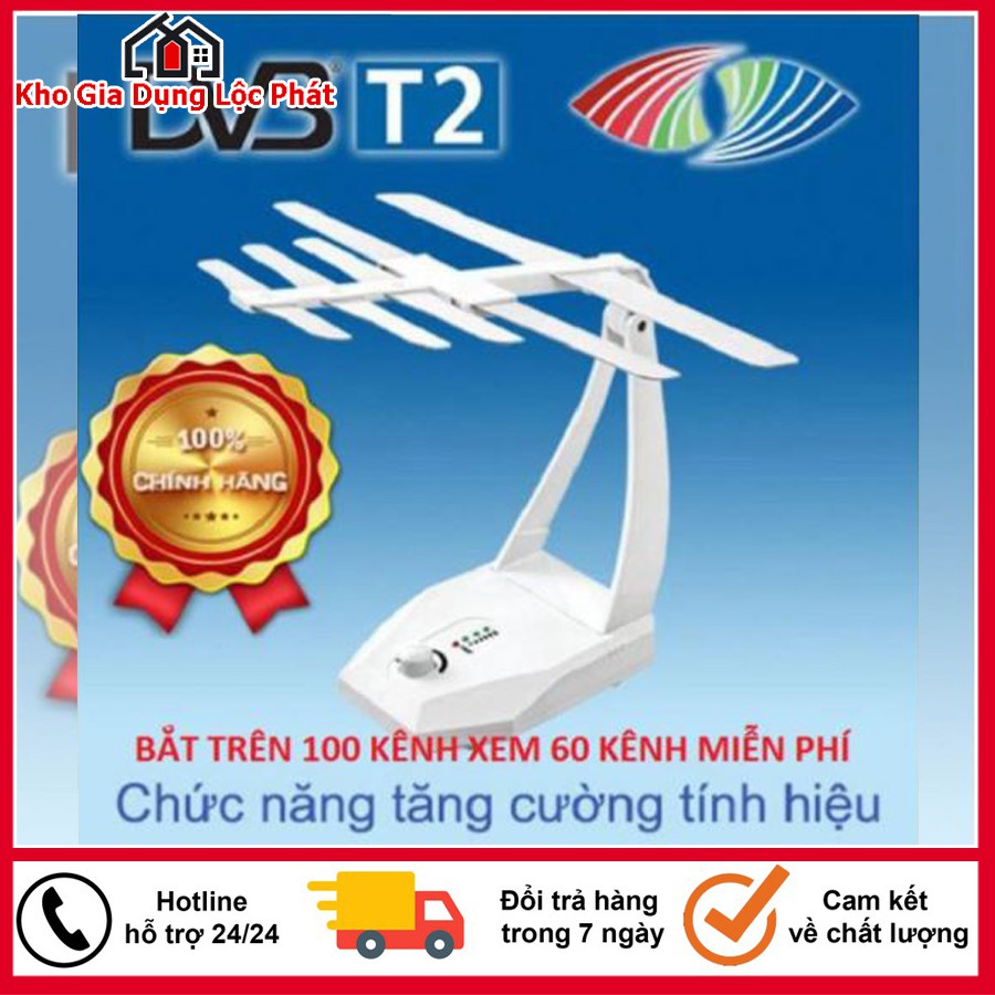 [LOẠI 1 XỊN] Ăng-ten Truyền Hình Kỹ Thuật Số Trong Nhà, Anten DVB T2 Model TB105 KD, Angten Xem Truyền Hình Miễn Phí