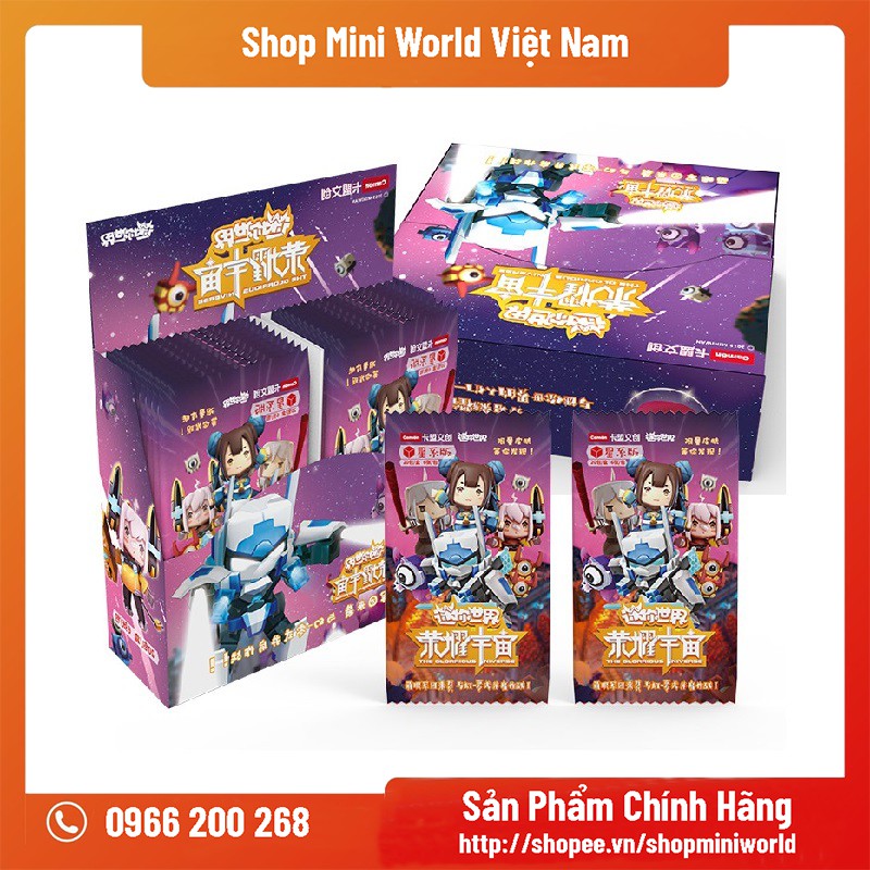 Bộ Sưu Tập Thẻ Bài Mini World SS1 [Trọn Bộ Gồm 20 Gói, 120 Thẻ Bài]