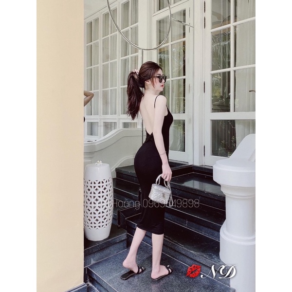 Mãi body 2 dây hở lưng