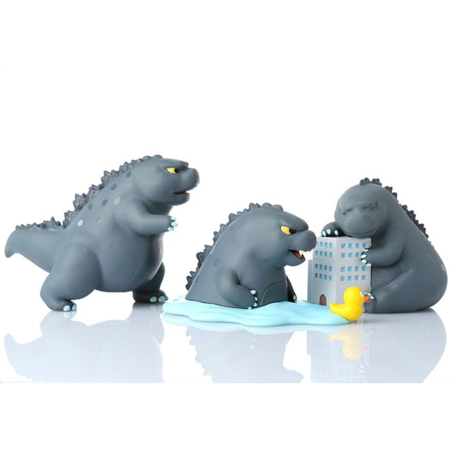 GIÁ HỦY DIỆT Mô hình Đồ Chơi Godzilla Mập Bộ 12 Mô Hình Fat Godzilla Chibi Cute Cao 10cm - Hàng Nhập Khẩu