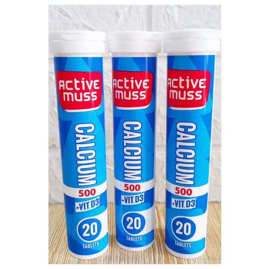 Calcium 500+ Vitamind3 Bổ sung canxi và vitamin d dạng sủi, hỗ trợ xương răng chắc khỏe (Hàng chính hãng)
