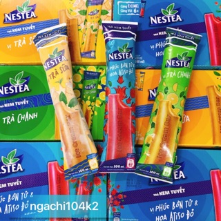 TRÀ KEM TUYẾT NESTEA VỊ TRÀ SỮA/ TRÀ CHANH/ PHÚC BỒN TỬ HOA ATISO GÓI 100ML