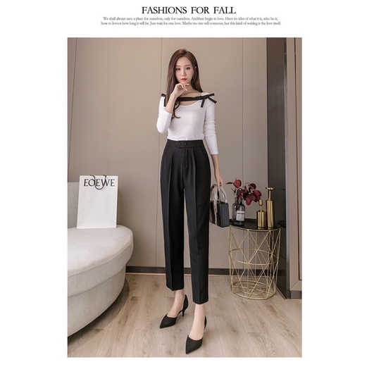 [Sale lỗ 50%] Quần tây 2 khuy dáng công sở mới mã 022
