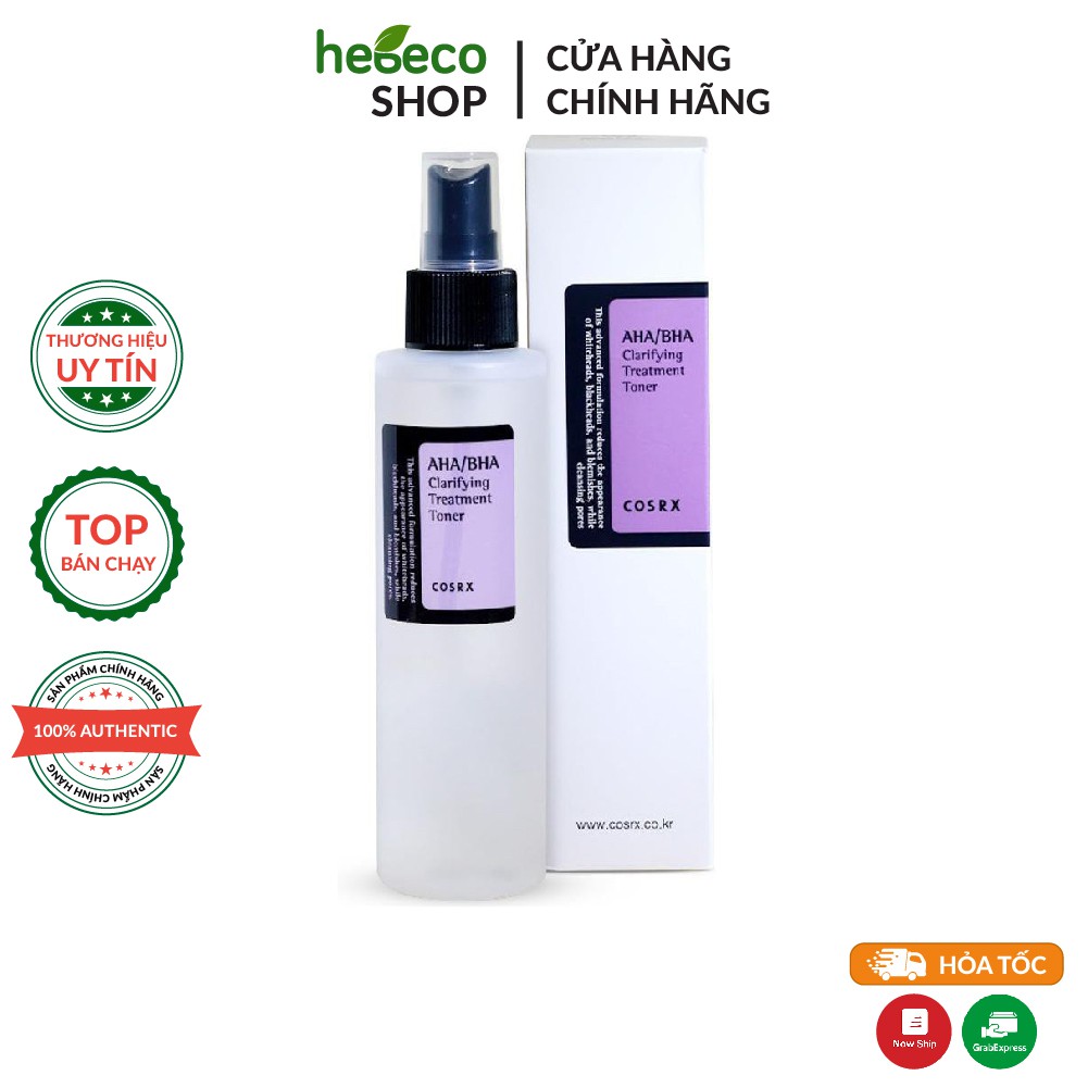 Nước Hoa Hồng Ngừa Mụn Cosrx AHA BHA Clarifying Treatment Toner 150ml - Hàn Quốc Chính Hãng