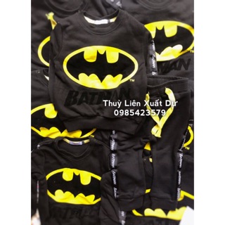 Bộ nỉ da cá đáp nhung batman bé trai Next