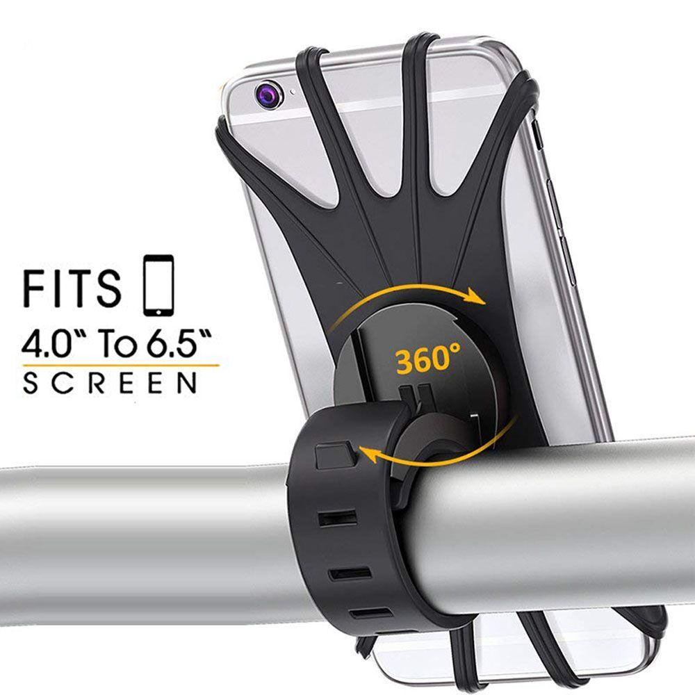Giá Đỡ Điện Thoại Gắn Tay Lái Xe Đạp Xoay 360 Độ Chống Rung Lắc Dễ Điều Chỉnh