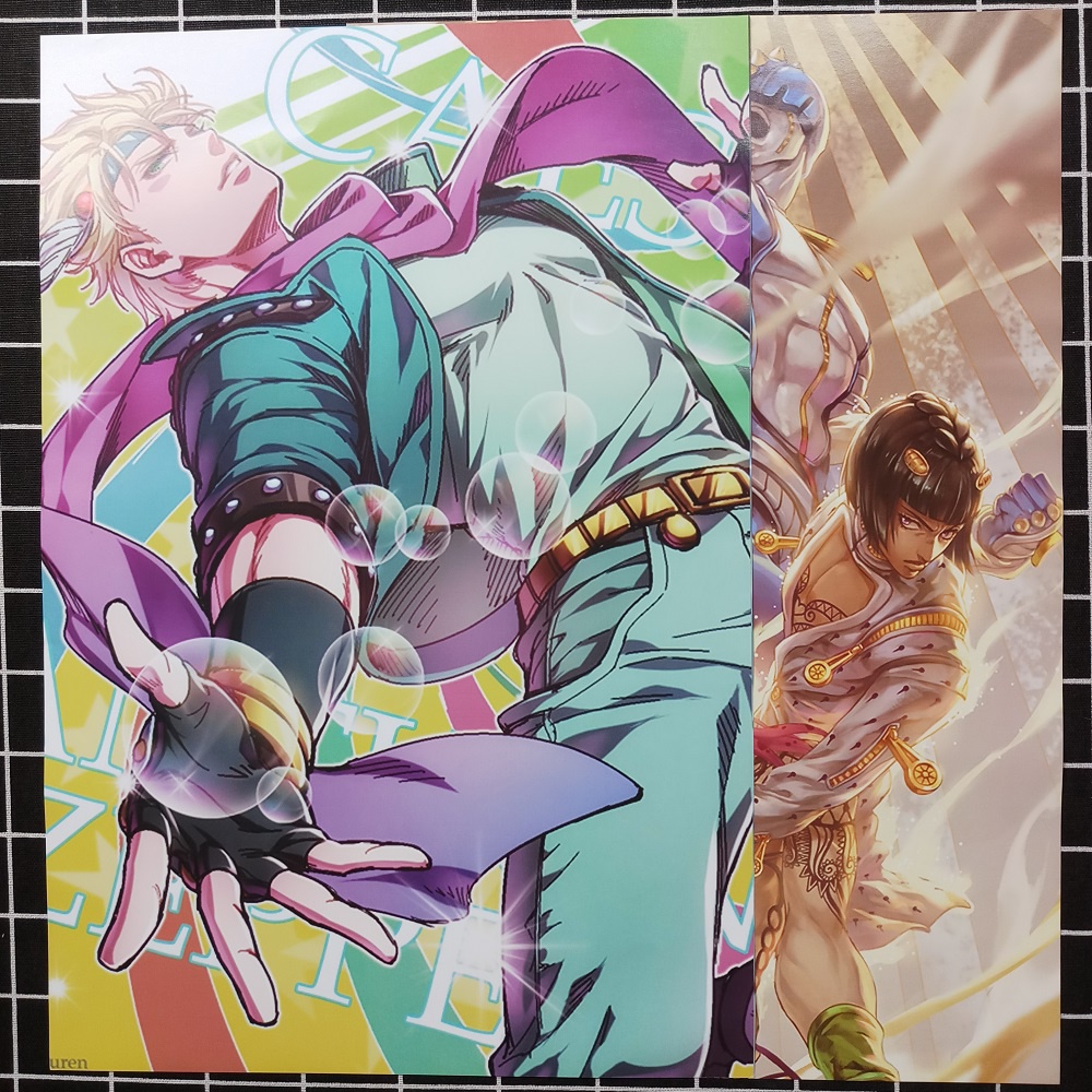 Poster Anime Jojos Bizarre Adventure (8 Tờ)