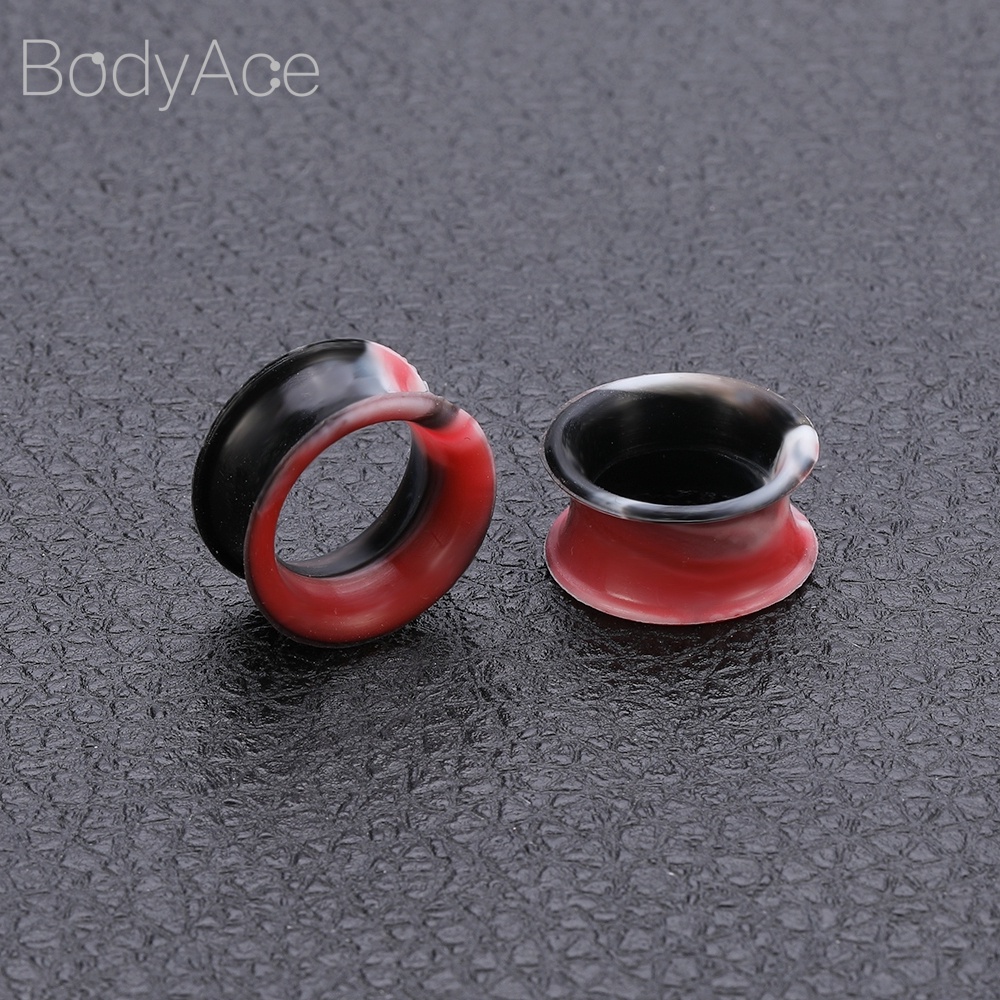 Set 8 Đôi Khuyên Tai Silicone 5-22 mm Nhiều Màu